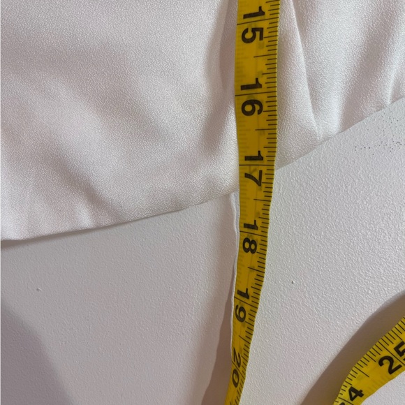 princess polly white puff balloon long sleeve ruffle top coquette cottagecore - Picture 7 of 8